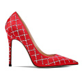 2019 High Heel Stiletto Women's Pumps Red Crystal x19-c153C Ladies women custom Design Dress Shoes  Heels For Lady